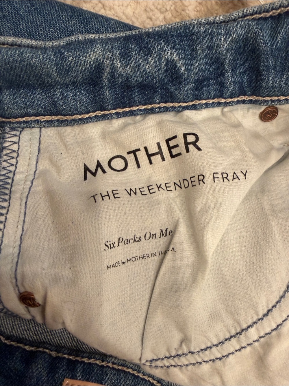 MOTHER the weekender fray jeans size 27 - Picture 8 of 13